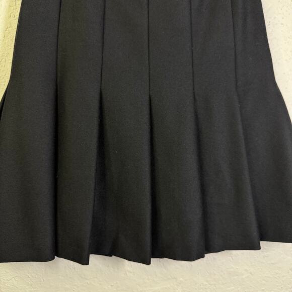 MISSONI Skirt 28 Pleated Wool Above Knee Side Zip Signature Design on Waist Band - Picture 5 of 11